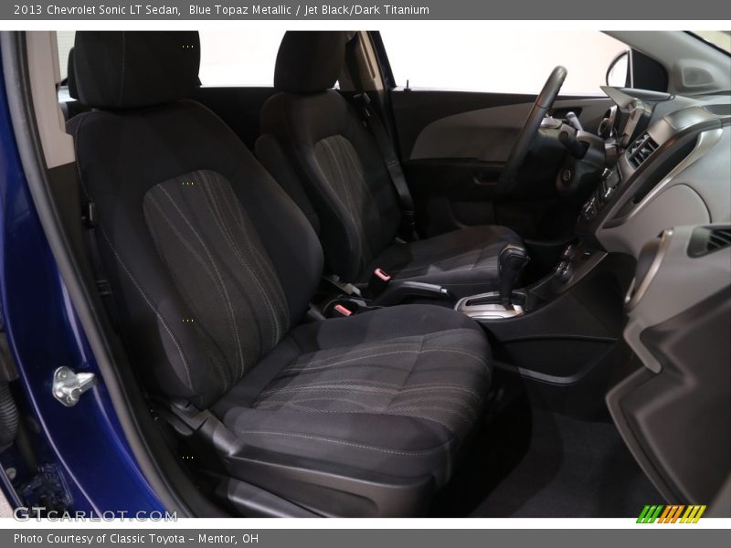 Blue Topaz Metallic / Jet Black/Dark Titanium 2013 Chevrolet Sonic LT Sedan