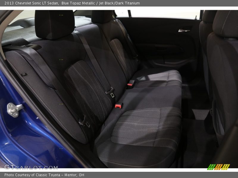 Blue Topaz Metallic / Jet Black/Dark Titanium 2013 Chevrolet Sonic LT Sedan