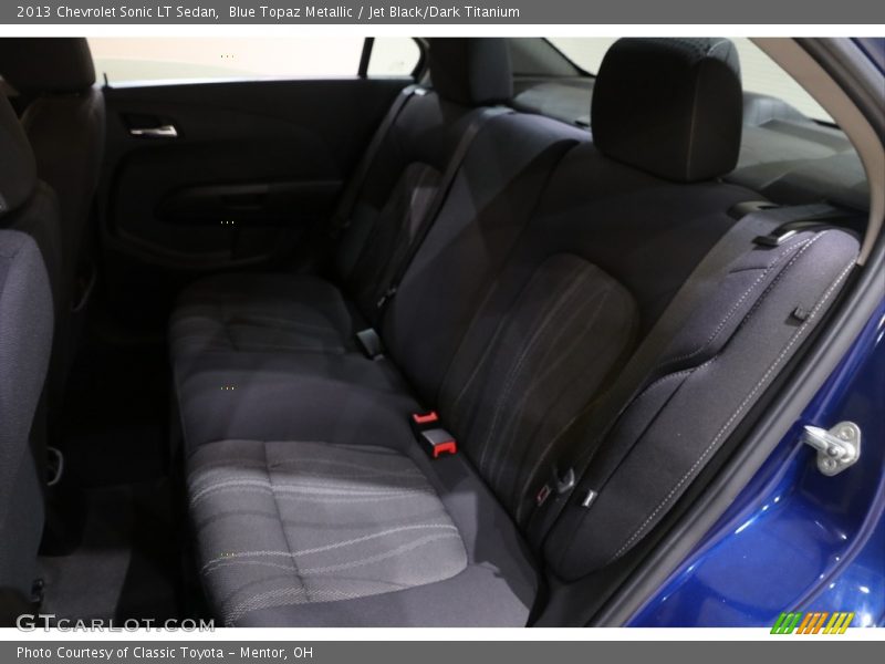 Blue Topaz Metallic / Jet Black/Dark Titanium 2013 Chevrolet Sonic LT Sedan