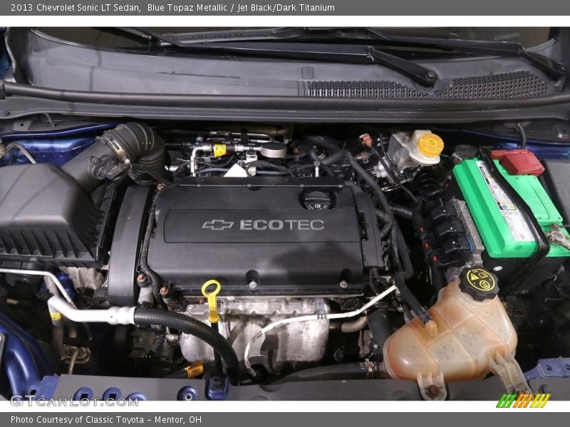 Blue Topaz Metallic / Jet Black/Dark Titanium 2013 Chevrolet Sonic LT Sedan