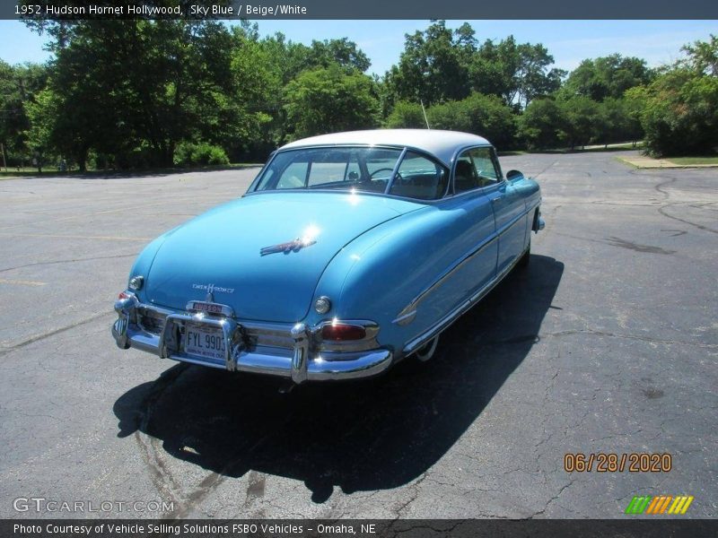 Sky Blue / Beige/White 1952 Hudson Hornet Hollywood
