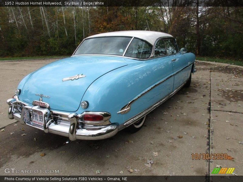 Sky Blue / Beige/White 1952 Hudson Hornet Hollywood