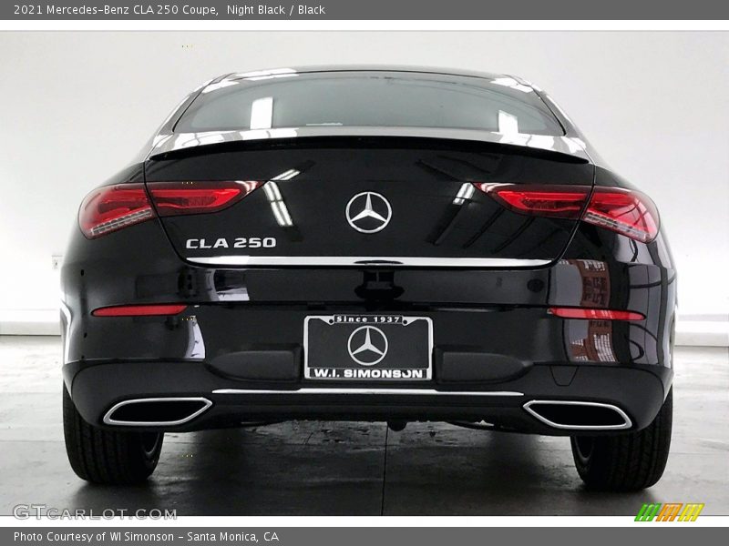 Night Black / Black 2021 Mercedes-Benz CLA 250 Coupe