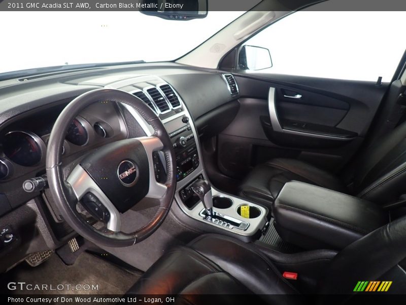 Carbon Black Metallic / Ebony 2011 GMC Acadia SLT AWD