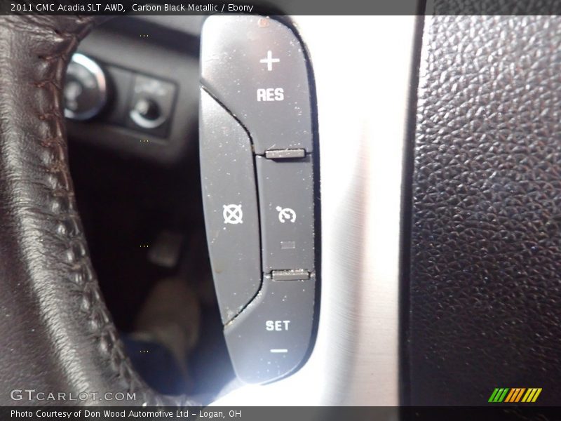 Carbon Black Metallic / Ebony 2011 GMC Acadia SLT AWD
