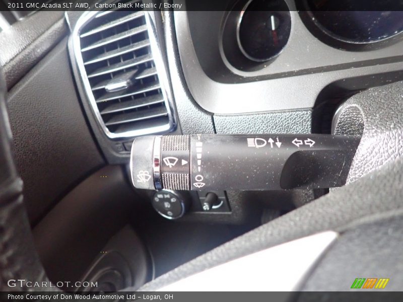 Carbon Black Metallic / Ebony 2011 GMC Acadia SLT AWD