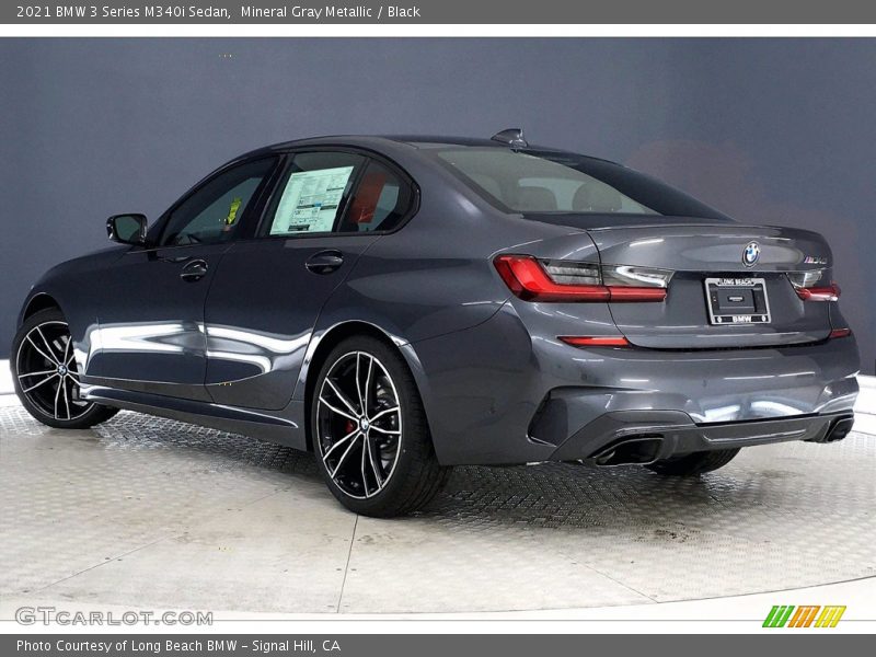 Mineral Gray Metallic / Black 2021 BMW 3 Series M340i Sedan