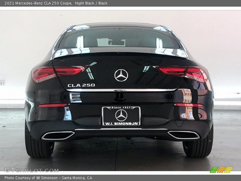 Night Black / Black 2021 Mercedes-Benz CLA 250 Coupe