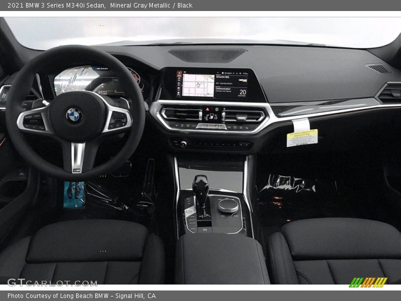 Mineral Gray Metallic / Black 2021 BMW 3 Series M340i Sedan