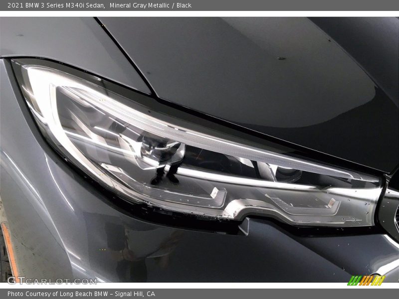 Mineral Gray Metallic / Black 2021 BMW 3 Series M340i Sedan