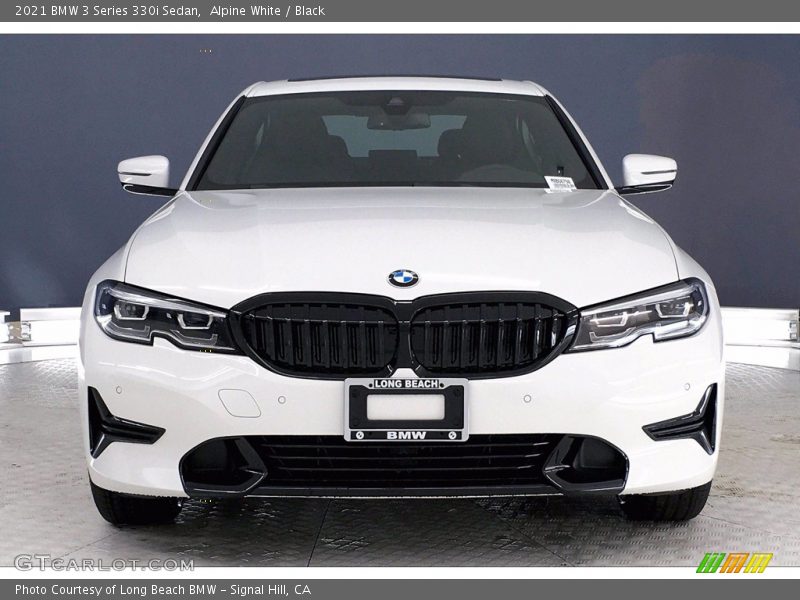 Alpine White / Black 2021 BMW 3 Series 330i Sedan