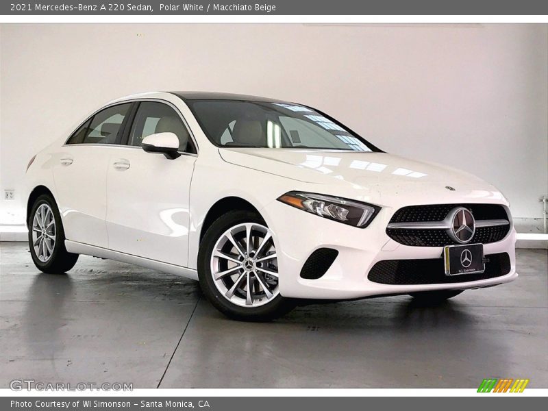 Polar White / Macchiato Beige 2021 Mercedes-Benz A 220 Sedan