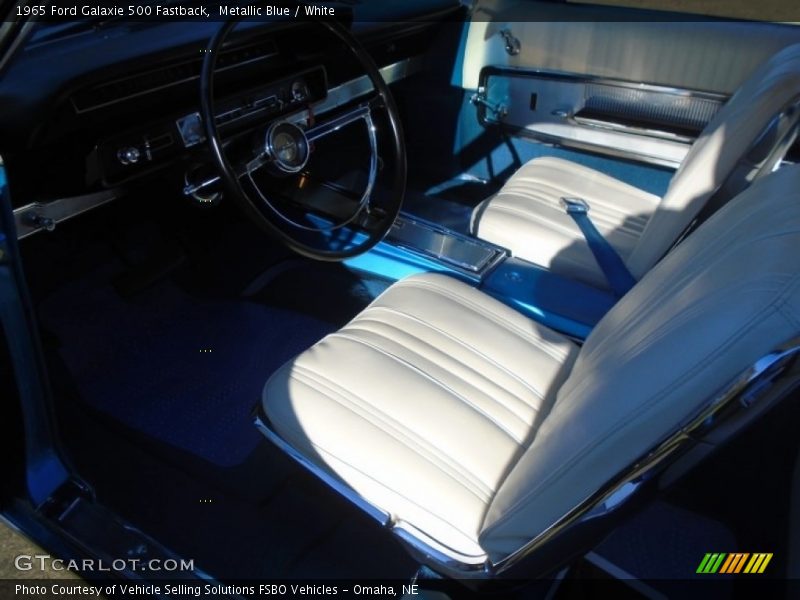 Front Seat of 1965 Galaxie 500 Fastback