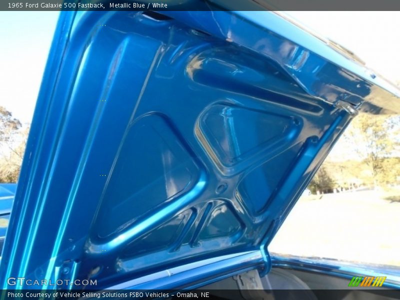 Metallic Blue / White 1965 Ford Galaxie 500 Fastback