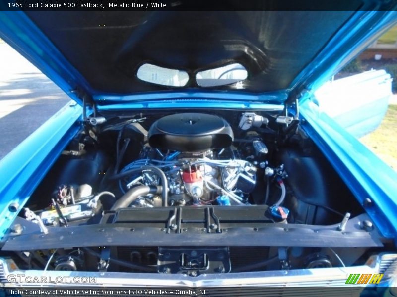 Metallic Blue / White 1965 Ford Galaxie 500 Fastback