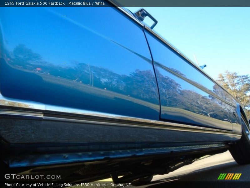 Metallic Blue / White 1965 Ford Galaxie 500 Fastback