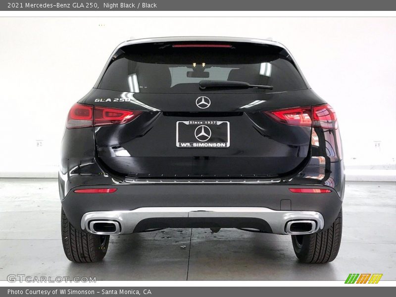 Night Black / Black 2021 Mercedes-Benz GLA 250