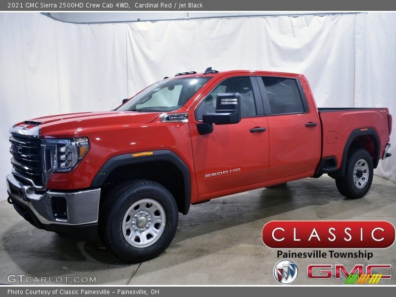 Cardinal Red / Jet Black 2021 GMC Sierra 2500HD Crew Cab 4WD