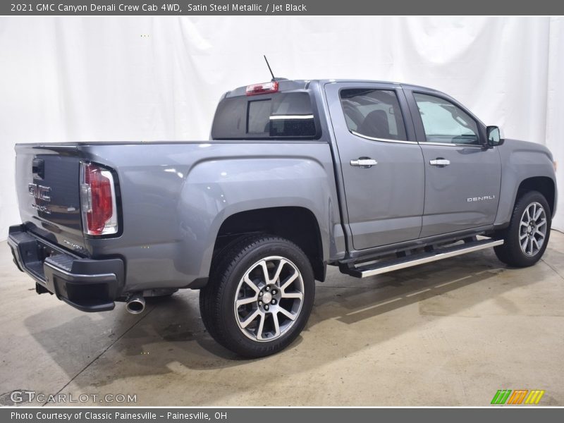 Satin Steel Metallic / Jet Black 2021 GMC Canyon Denali Crew Cab 4WD