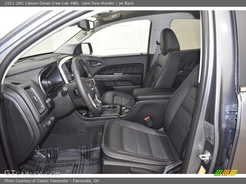 Satin Steel Metallic / Jet Black 2021 GMC Canyon Denali Crew Cab 4WD