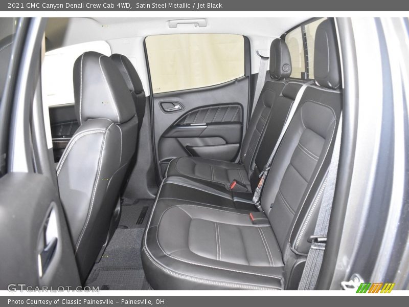 Satin Steel Metallic / Jet Black 2021 GMC Canyon Denali Crew Cab 4WD