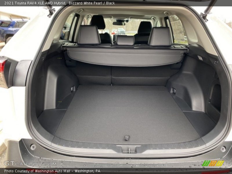 Blizzard White Pearl / Black 2021 Toyota RAV4 XLE AWD Hybrid