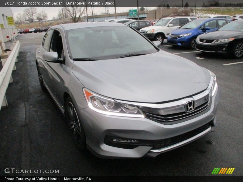 Lunar Silver Metallic / Black 2017 Honda Accord Sport Sedan