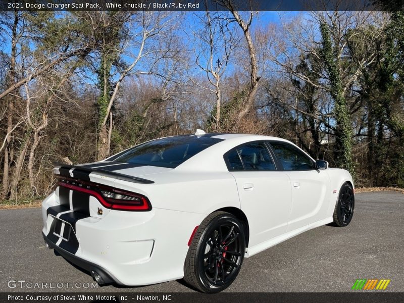 White Knuckle / Black/Ruby Red 2021 Dodge Charger Scat Pack