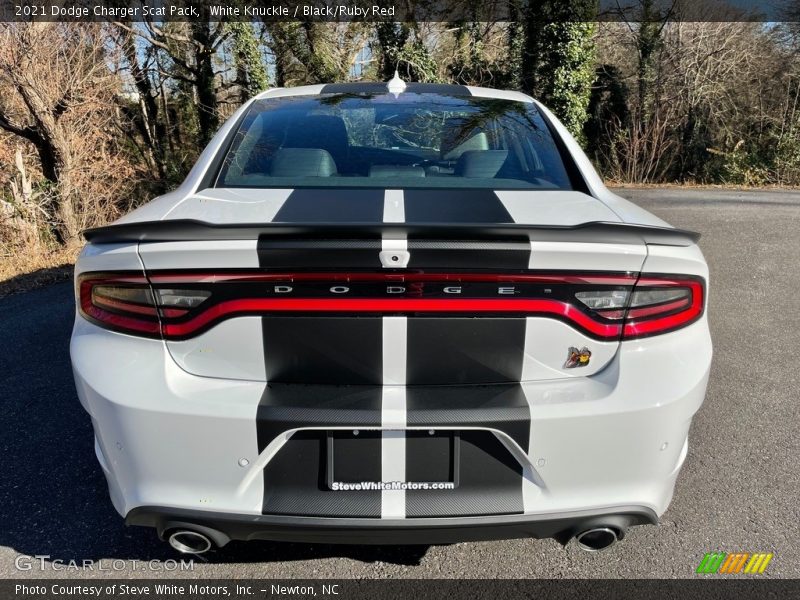 White Knuckle / Black/Ruby Red 2021 Dodge Charger Scat Pack