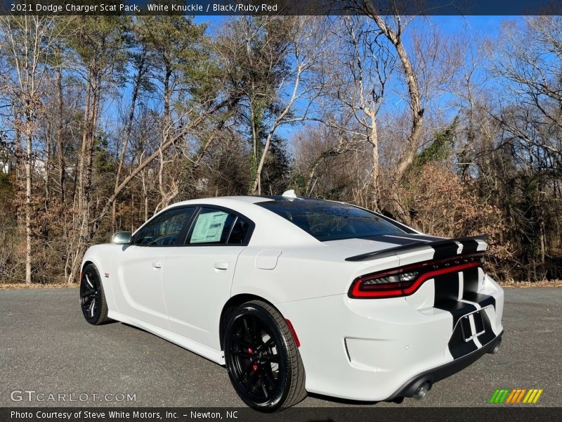 White Knuckle / Black/Ruby Red 2021 Dodge Charger Scat Pack