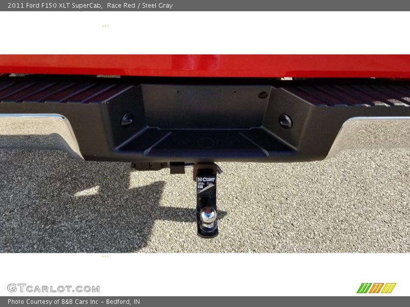 Race Red / Steel Gray 2011 Ford F150 XLT SuperCab