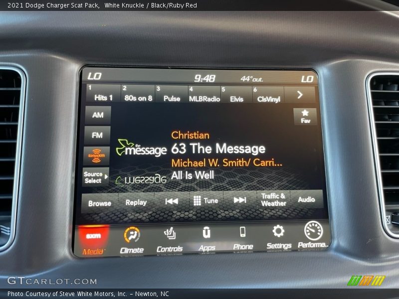 Controls of 2021 Charger Scat Pack