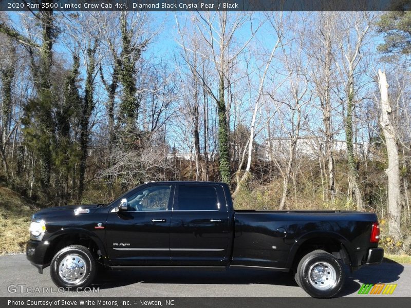 Diamond Black Crystal Pearl / Black 2020 Ram 3500 Limited Crew Cab 4x4