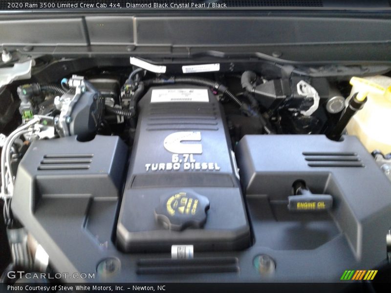 Diamond Black Crystal Pearl / Black 2020 Ram 3500 Limited Crew Cab 4x4