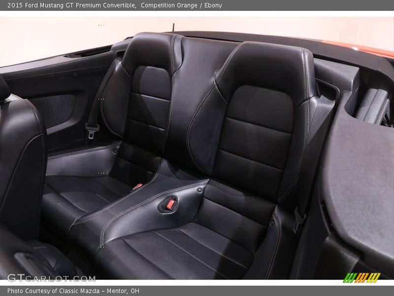 Competition Orange / Ebony 2015 Ford Mustang GT Premium Convertible