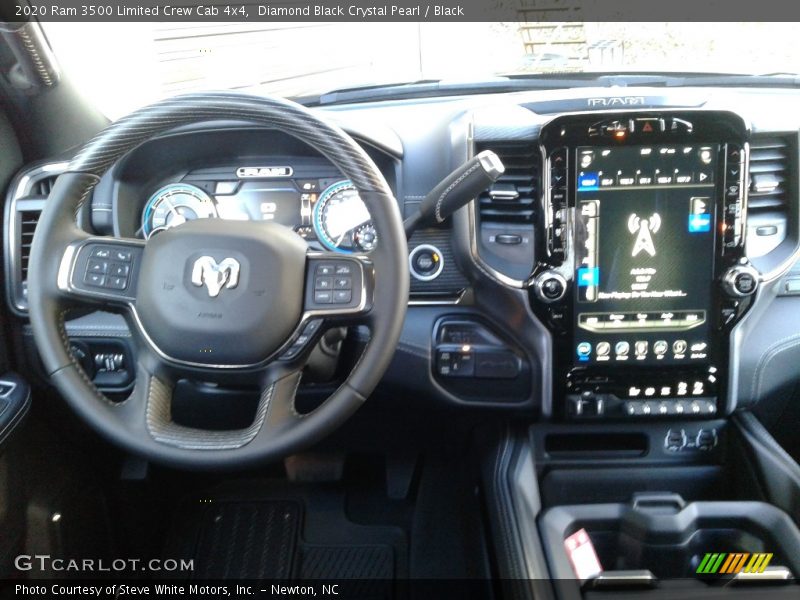 Diamond Black Crystal Pearl / Black 2020 Ram 3500 Limited Crew Cab 4x4