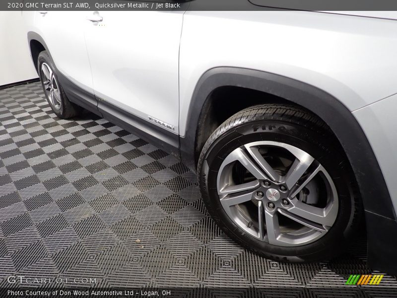 Quicksilver Metallic / Jet Black 2020 GMC Terrain SLT AWD