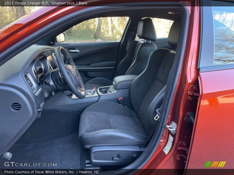 Front Seat of 2021 Charger R/T