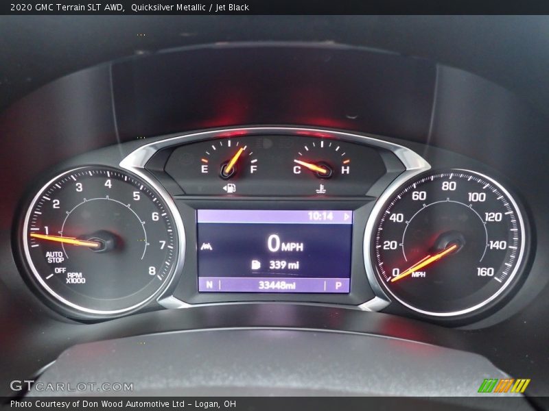 Quicksilver Metallic / Jet Black 2020 GMC Terrain SLT AWD