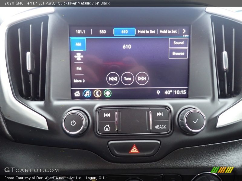 Quicksilver Metallic / Jet Black 2020 GMC Terrain SLT AWD