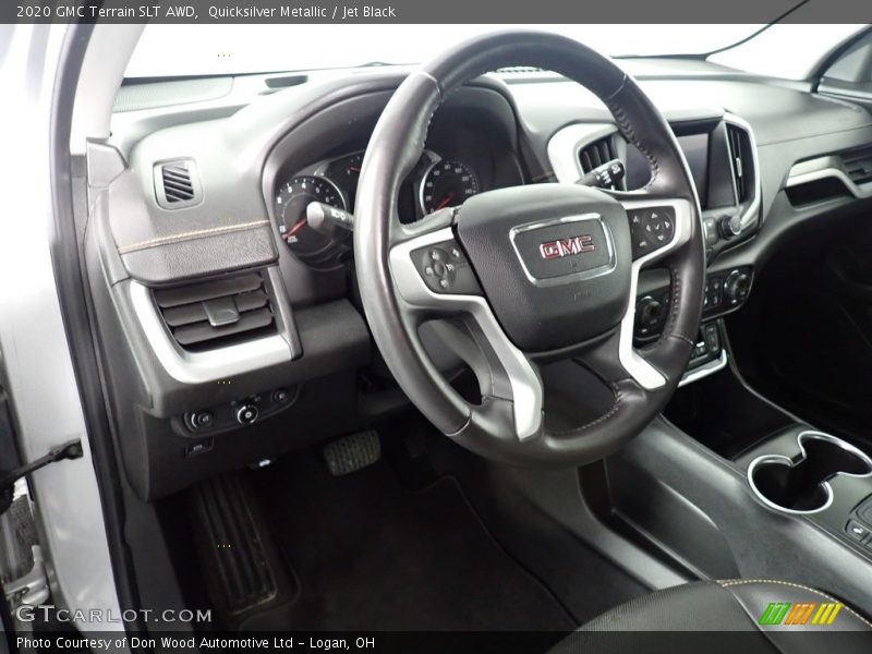 Quicksilver Metallic / Jet Black 2020 GMC Terrain SLT AWD