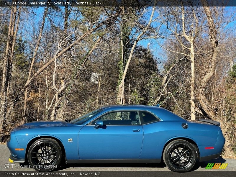 Frostbite / Black 2020 Dodge Challenger R/T Scat Pack