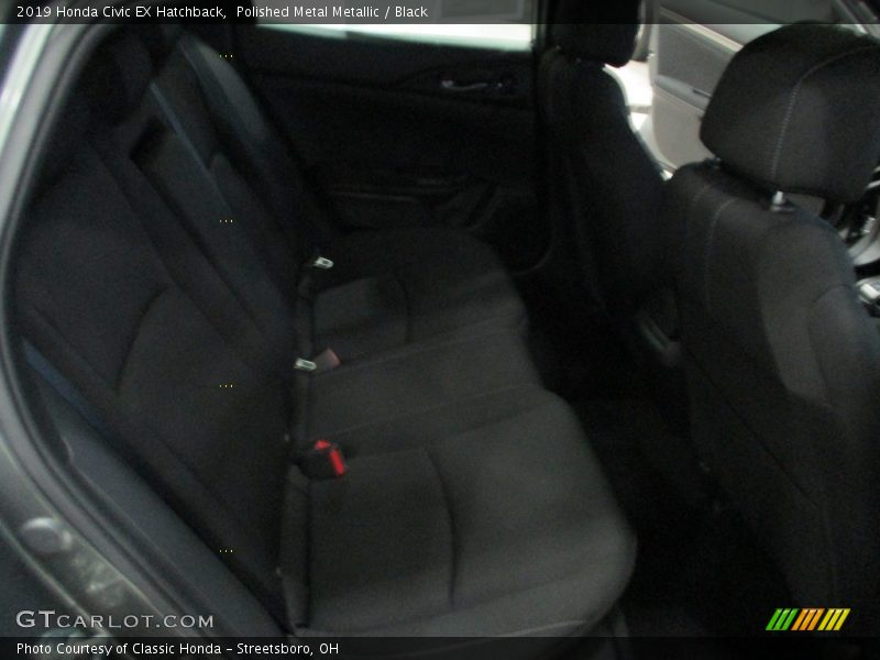 Polished Metal Metallic / Black 2019 Honda Civic EX Hatchback