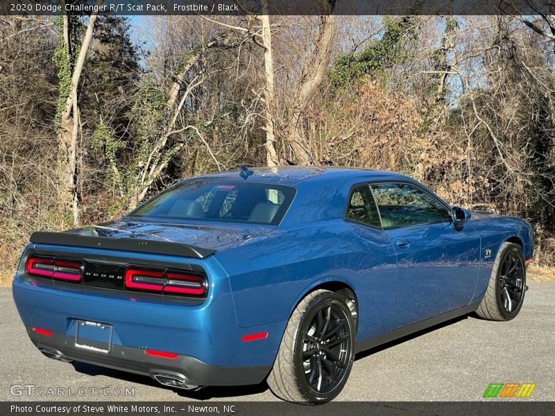 Frostbite / Black 2020 Dodge Challenger R/T Scat Pack