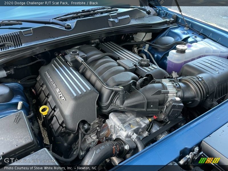 Frostbite / Black 2020 Dodge Challenger R/T Scat Pack