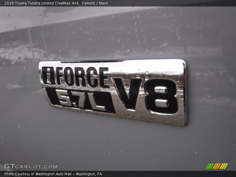 Cement / Black 2018 Toyota Tundra Limited CrewMax 4x4