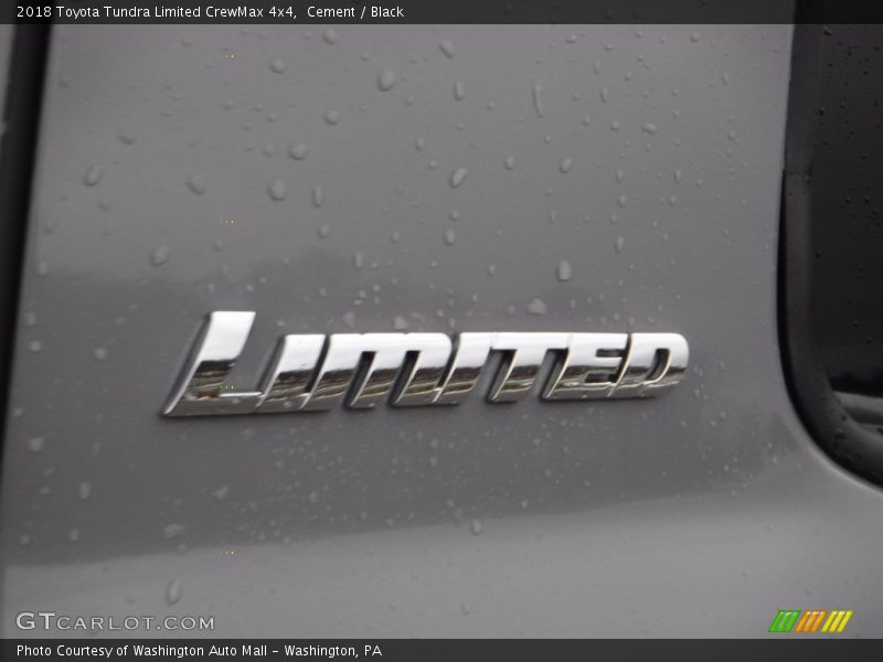 Cement / Black 2018 Toyota Tundra Limited CrewMax 4x4