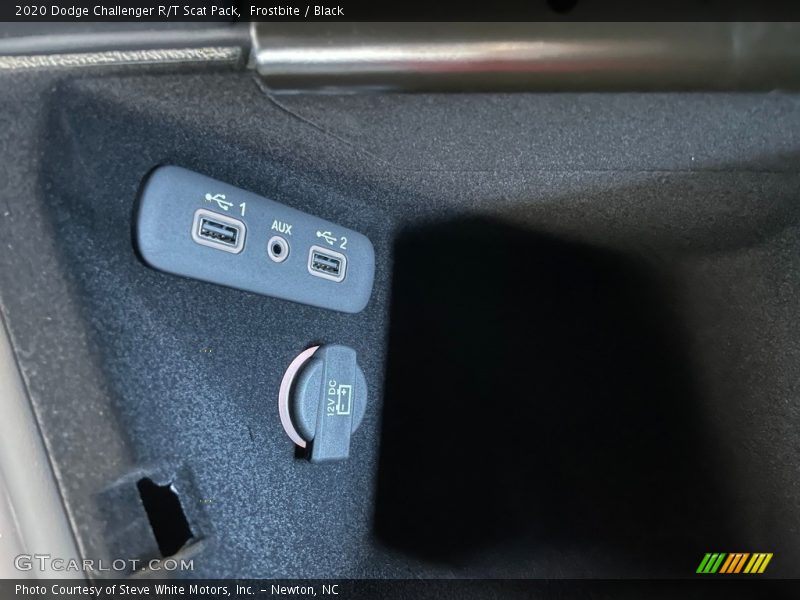 Frostbite / Black 2020 Dodge Challenger R/T Scat Pack