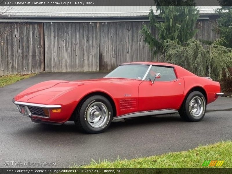 Front 3/4 View of 1972 Corvette Stingray Coupe