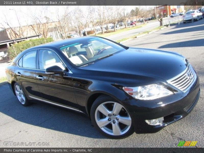 Obsidian Black / Parchment 2011 Lexus LS 460